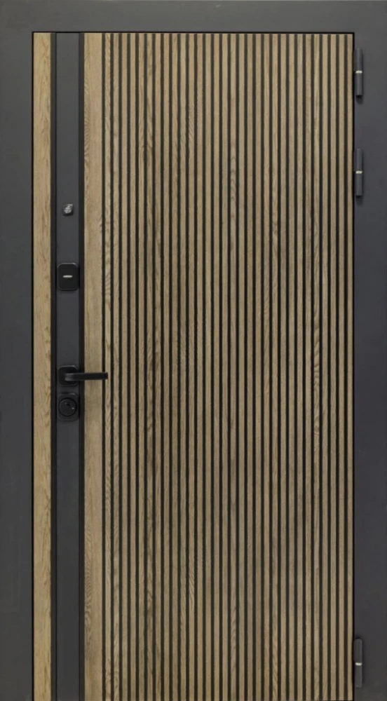 Входная дверь ДвериПРО Rosna ФЛ-700 (10мм, ясень грей) DPRO204436 внешняя сторона